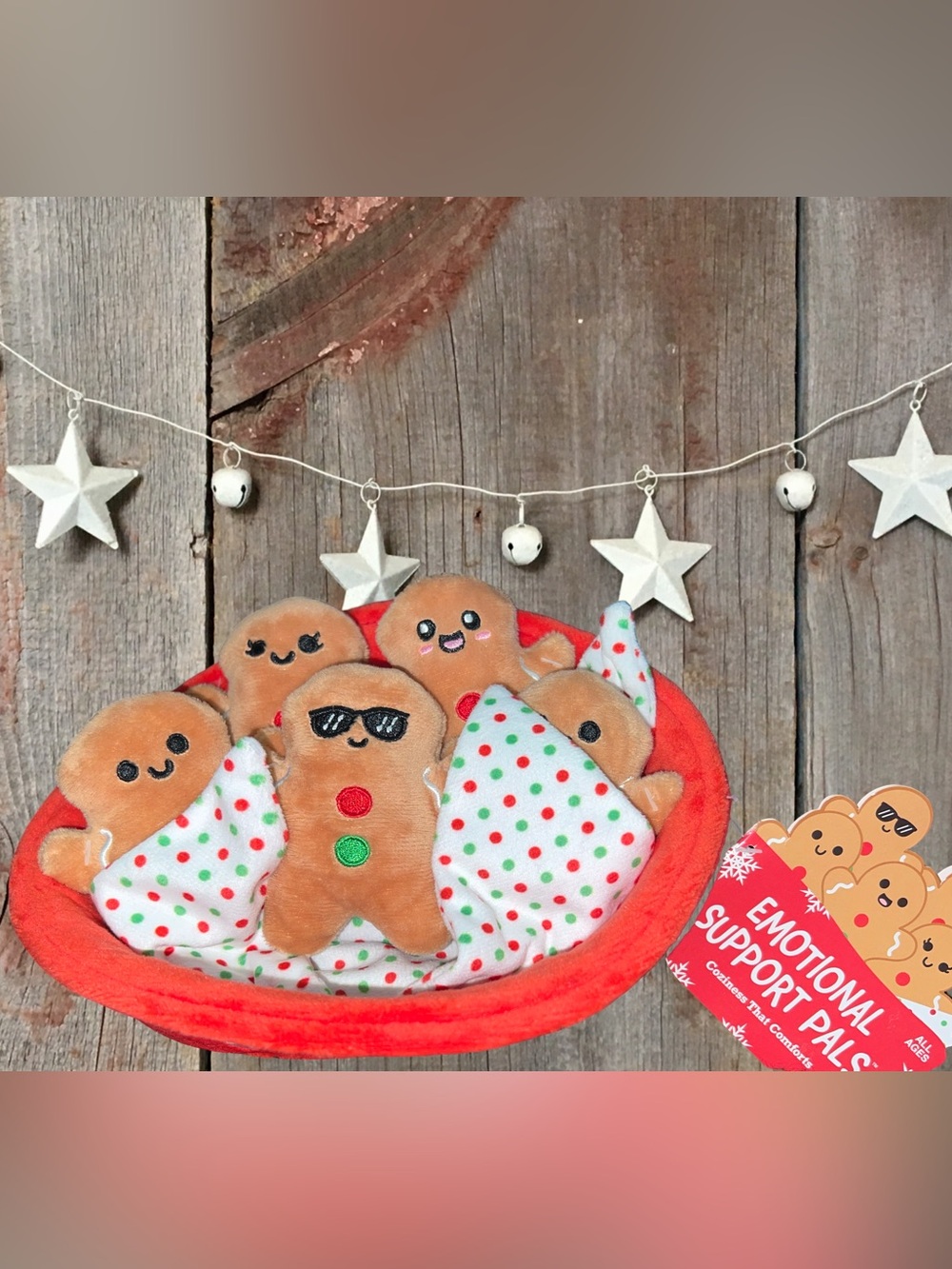 What Do You Meme? Emotional Support Gingerbreads Stuffed Plush Set 5
